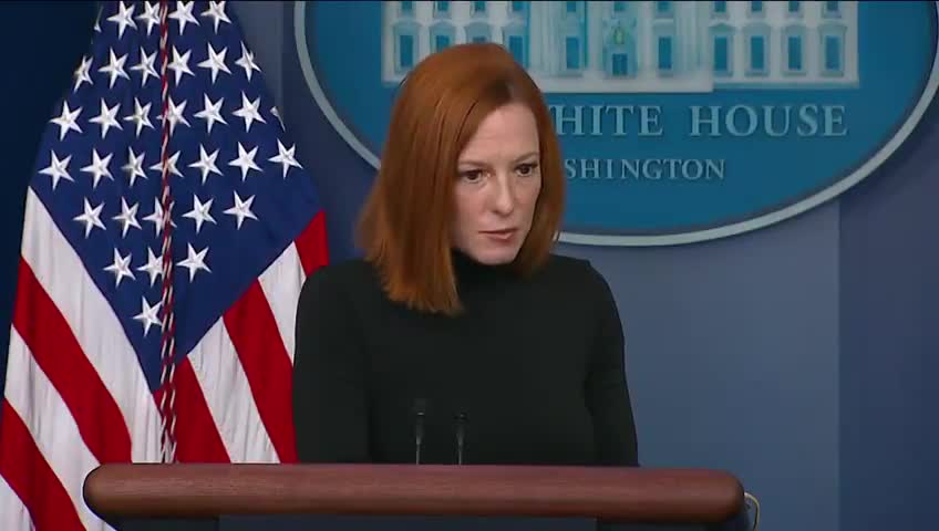 Jen Psaki: "We do see some loud vocal opponents of what the President announced yesterday."