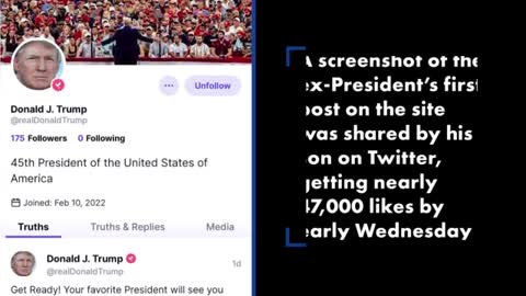 Trump teases first post on new Twitter-like TRUTH Social site- CANT COME SOON ENEOUGH