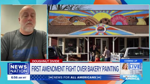 Mural at donut shop leads to First Amendment lawsuit | Morning in America