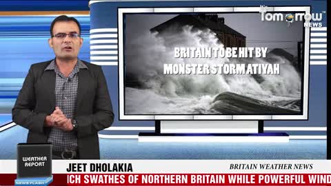 Britain to be hit by monster storm Atiyah