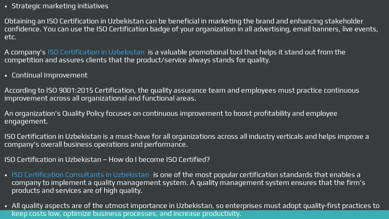 https://factocert.com/iso-certification-in-uzbekistan-how-you-become-the-top-choice-in-market/