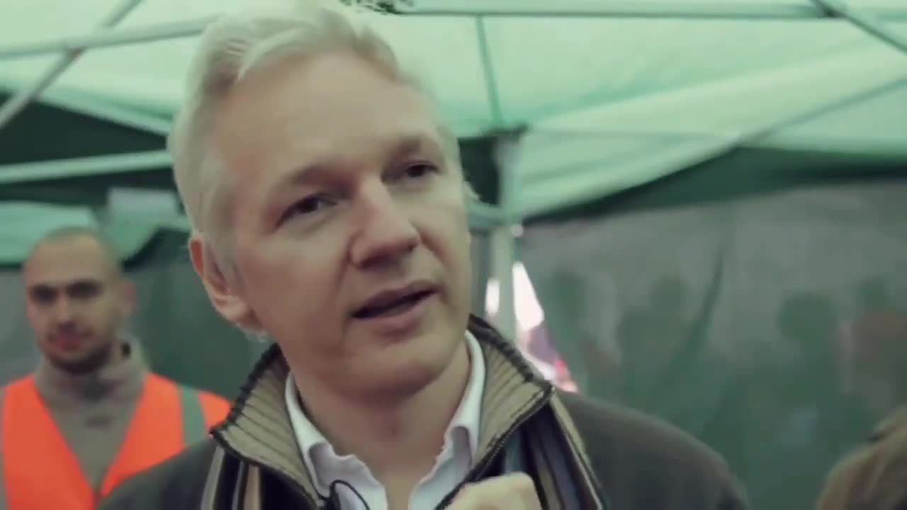 julian assange talks about money laudering