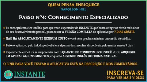 QUEM PENSA ENRIQUECE | Os 13 Passos Para o SUCESSO | Napoleon Hill Resumo | Áudio Livro