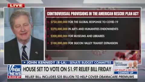 Senator Kennedy on COV bill that's to the left of Lenin