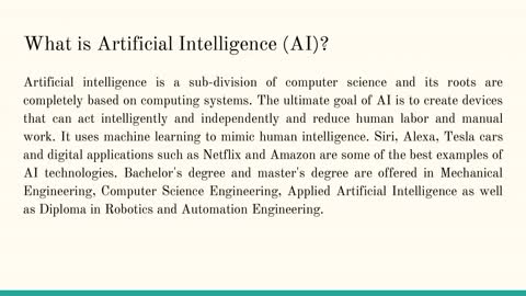 6 Weeks Artificial Intelligence Summer Training in Noida in 2022