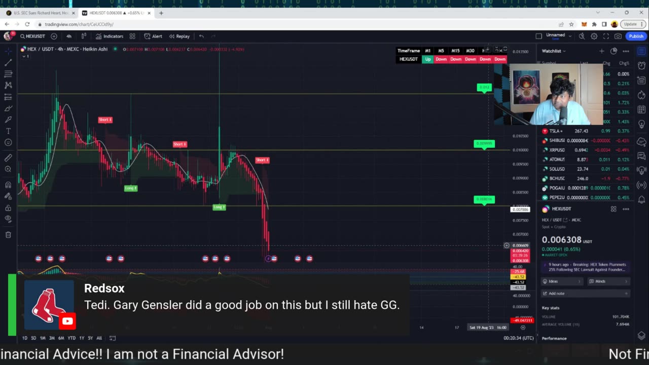 Richard Heart Hex Pulse Chain being Unregistered Securities! #pulsechain #hex #richardheart