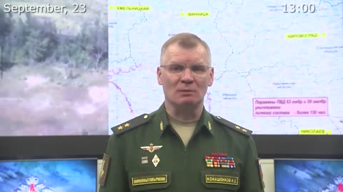 September 23 2022: Russian Defense Ministry Briefing