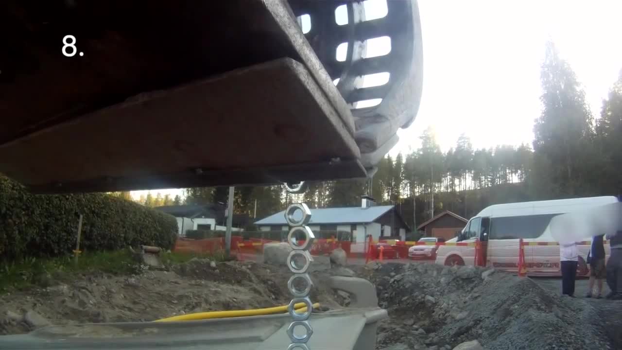 Stacking A Tower Of Nuts With An Excavator Is The Finest Form Of Art