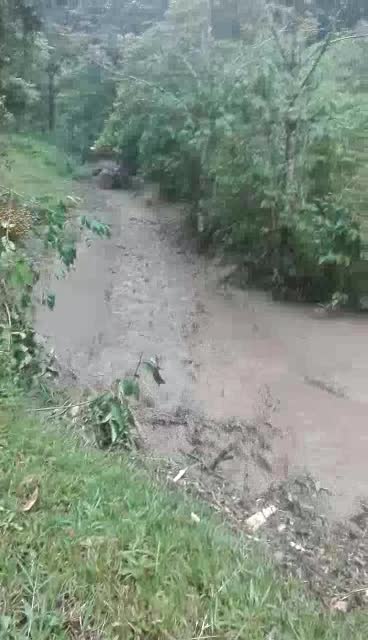 Municipio de Santa Bárbara, Santander, quedó incomunicado tras fuerte aguacero