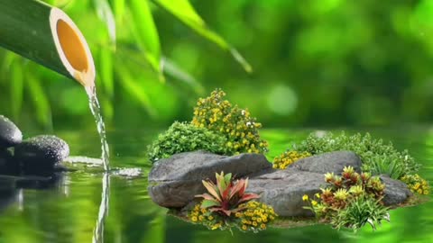 Bamboo Water Fountain_Relaxing Sleep Meditation