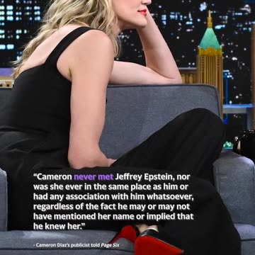 Cameron Diaz breaks silence after being named in Jeffrey Epstein files