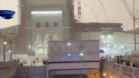 storm in Makkah medina