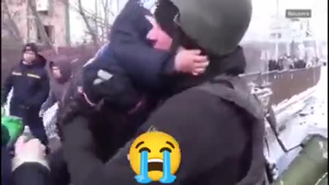 child crying for mother