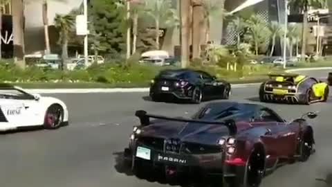 Encounter a sports car
