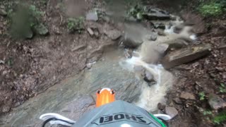 Hard Enduro Training - Kairos White Whale middle section with water fall