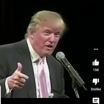 Donald trump talking that it.