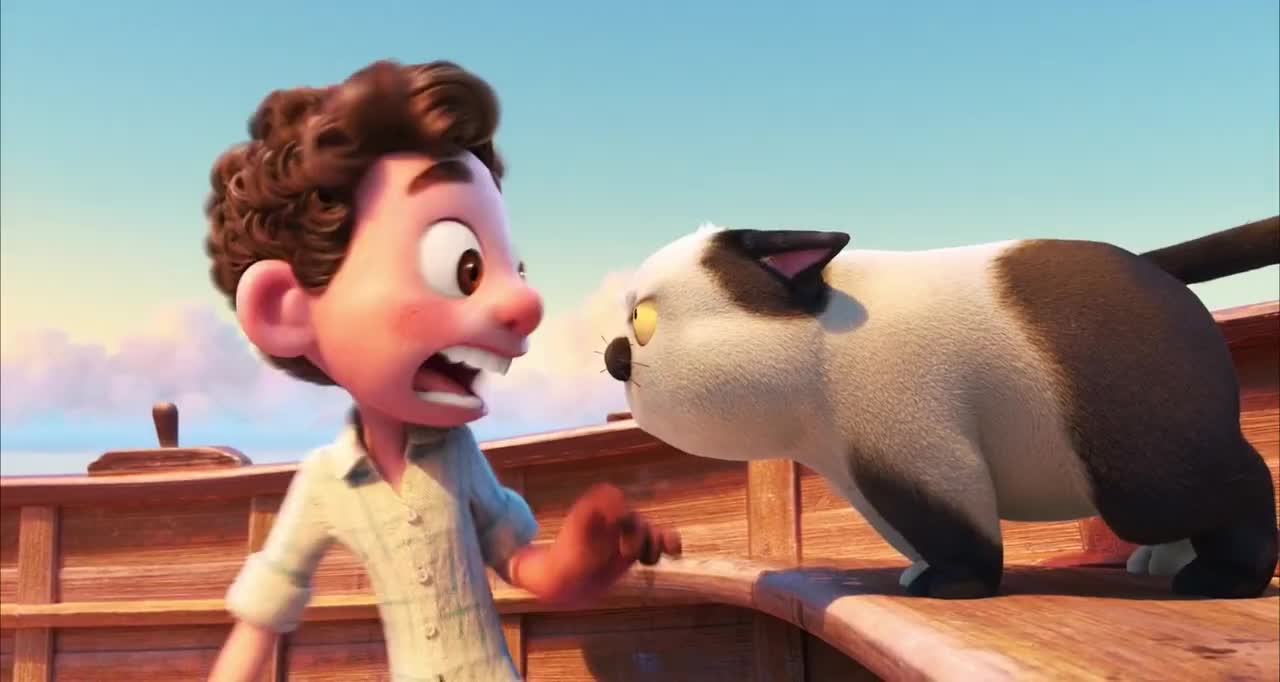 “Luca vs Cat” Boat Scene