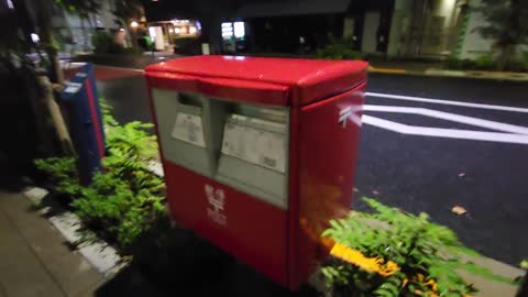 Modern Japan post box