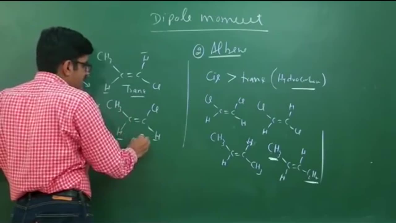 Dipole Moment in different structures - JEE Main- Advance- NEET- 11TH- 12TH