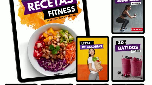 Quieres bajar de peso? Aquí te muestro 150 recetas fitness. recetas
