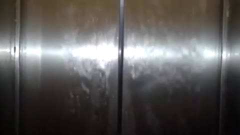 Water drops on elevator