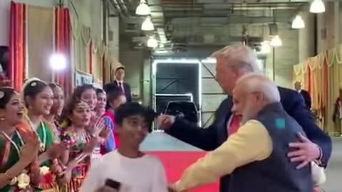 Indian PM Modi meets Trump