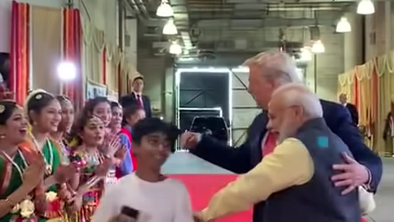 Indian PM Modi meets Trump