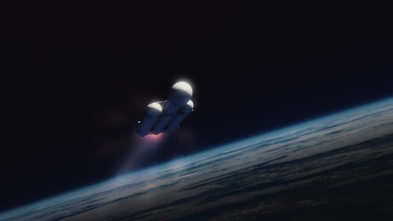 Falcon Heavy Animation -The Cosmic Explorer #Rocket #Trending