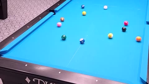 Unbelievable pool break