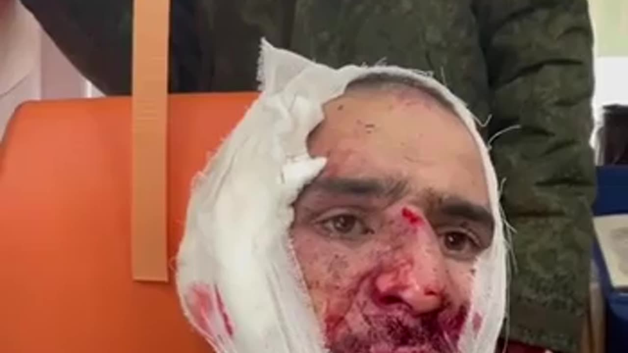 The interrogation of a caught terrorist who had been punished by Russians