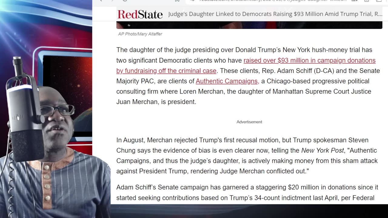 Judge's Daughter Linked To Democrats?