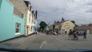 Driving from Durdle door to Lulworth cove. GoPro