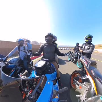 Amazing motorcycle policeman on one wheel | GoPro CAM HQ