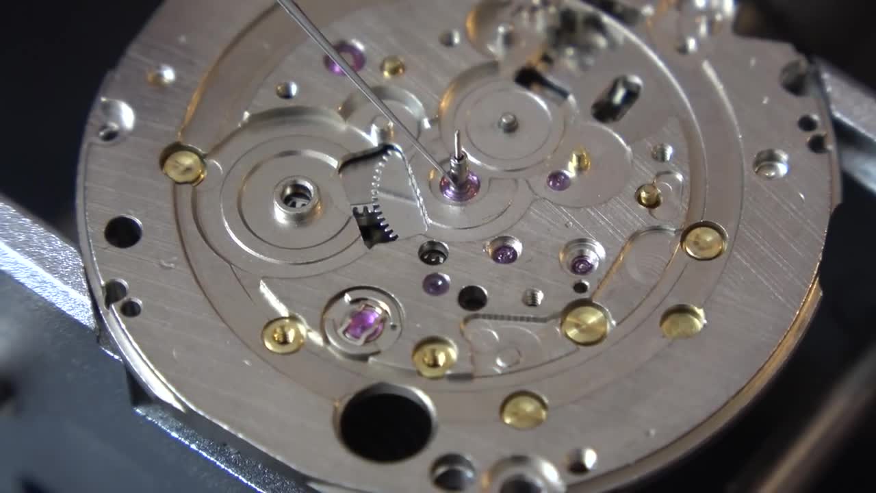 ASMR | The watch puzzle - Seiko Galaxy Dial - NH36 mechanical watch movement assembly