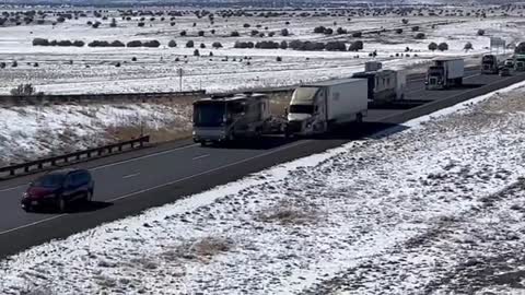 The US Convoy for Freedom from California to Washington DC has 2000 truckers on the road.