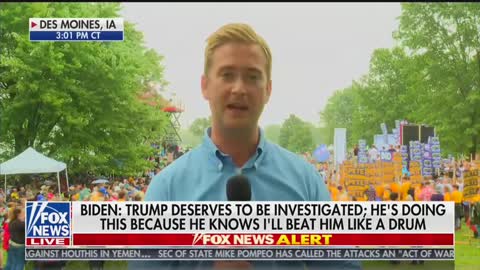 Peter Doocy responds to Biden's lie