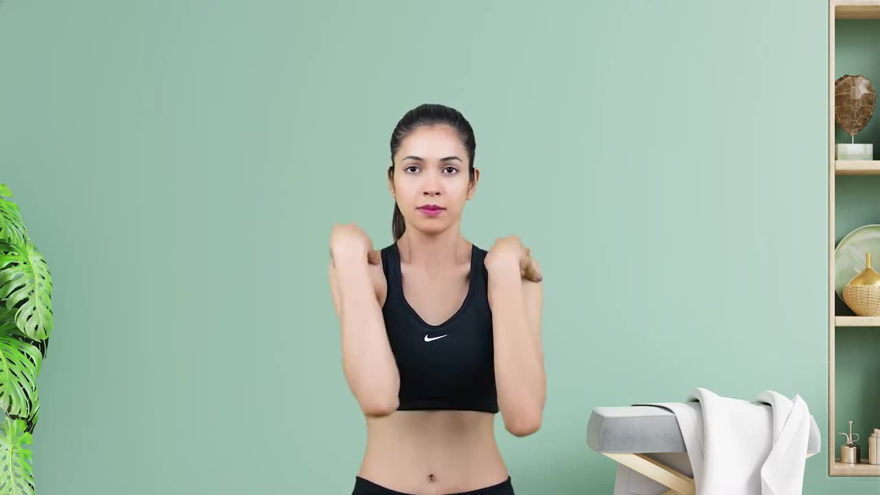 3 MIN EXERCISE FOR COLLARBONE, NECK EXERCISES & BACK WORKOUT | Workout for Collar Bones #YT20