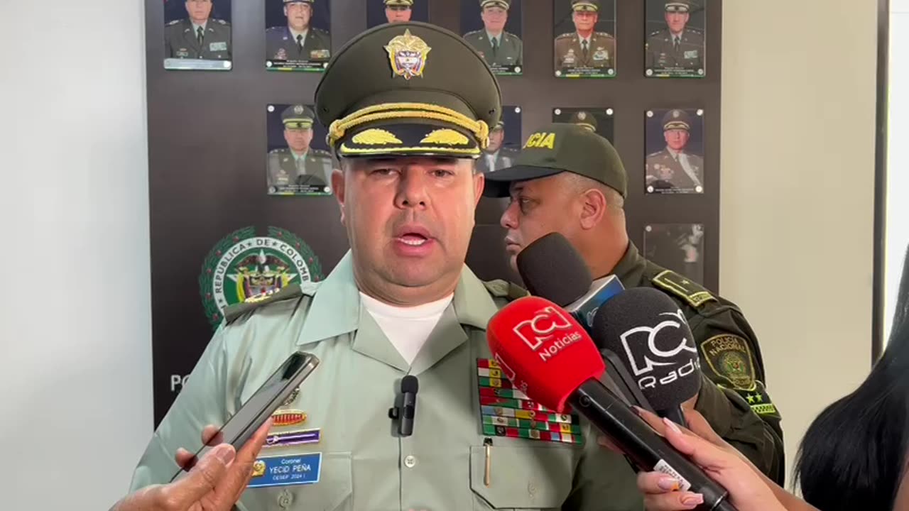 Policía sobre captura de un hombre con subametralladora