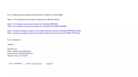 LET'S CREATE EDUONIX AND UDEMY COURSES TOGETHER