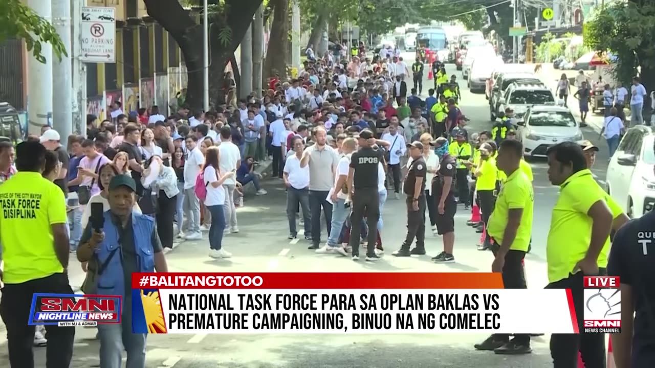 National Task Force para sa Oplan Baklas vs. premature campaigning, binuo na ng COMELEC
