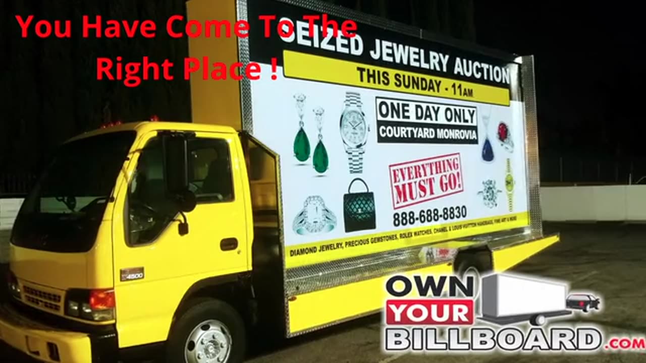 Own Your Billboard : LED Digital Billboard Truck For Sale in Springville, UT