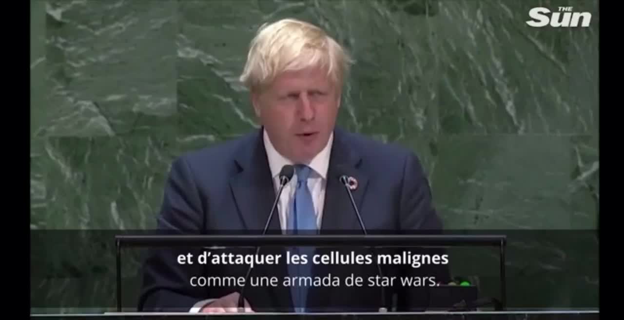 Boris Johnson abordait à l'ONU les nanotechnologies, le N.O.M mais pas que...