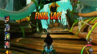 Prehistoric Playground Nintendo Switch Gameplay - Crash Team Racing Nitro-Fueled