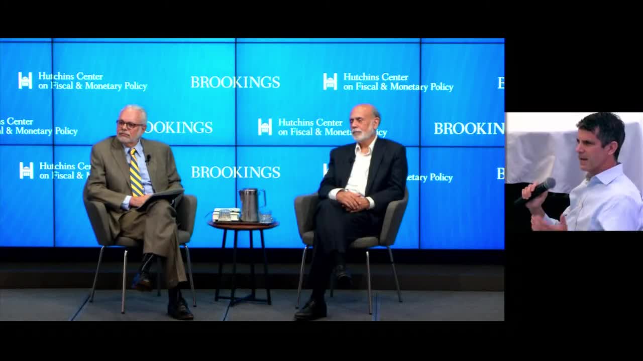 Former Federal Reserve Chair Ben Bernanke participates in inflation, COVID webinar