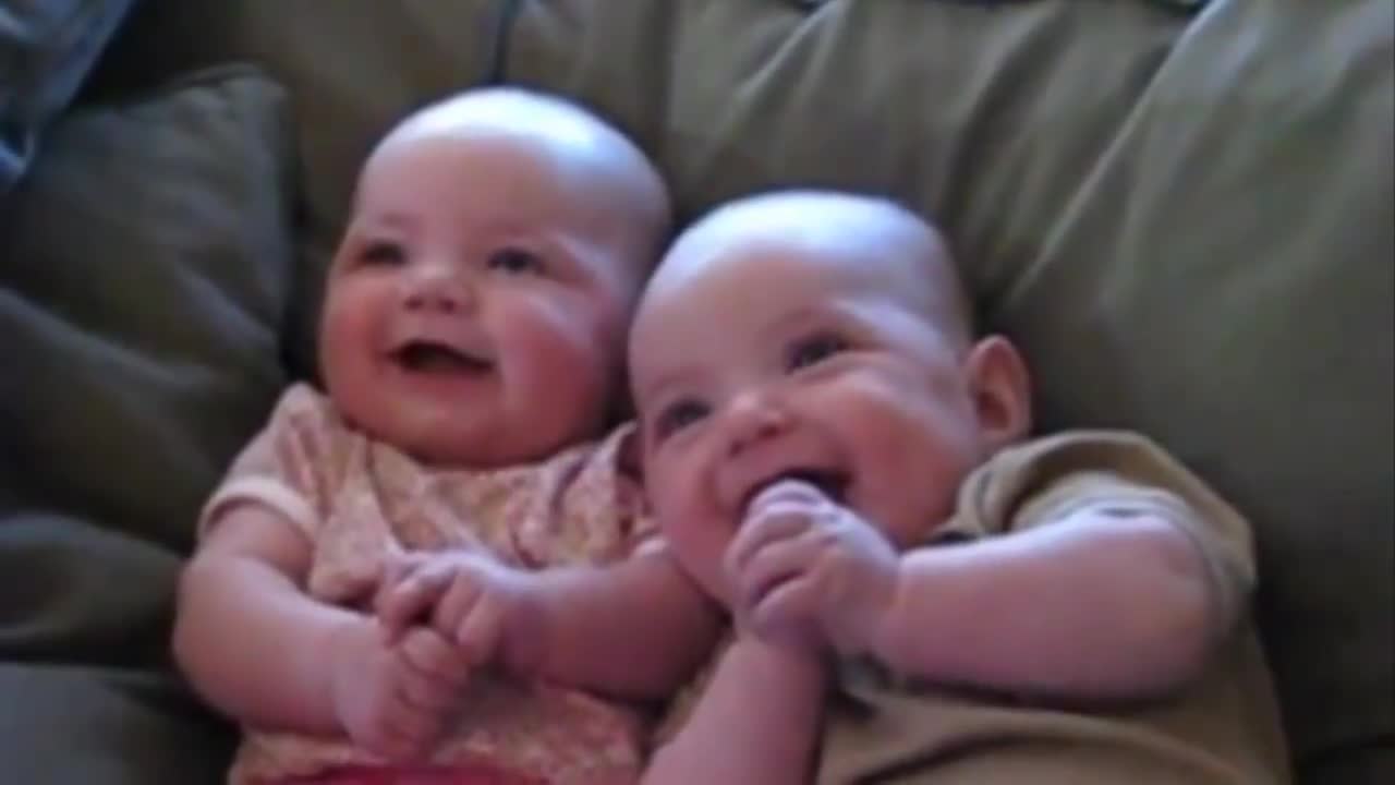 Cute babies laugh 🥰🥰🥰