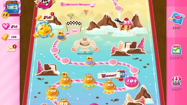 Level 103 CandyCrush Saga with Pfydaux