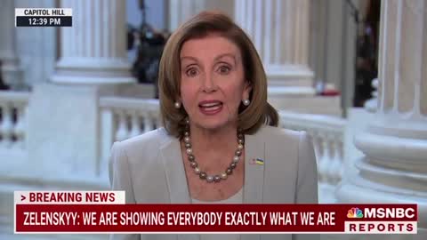 Nancy Pelosi: “Unfortunately for us, Unfortunately for the situation, we cannot go in militarily.”