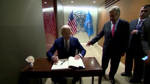 UN chief Guterres meets with Biden and Lula