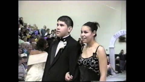 2000-01 WPHS Vids 133 Prom 099 Grand March Couple 72 by Glenn Strader