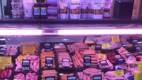 PRAHRAN MARKET - Meat and Fish Department